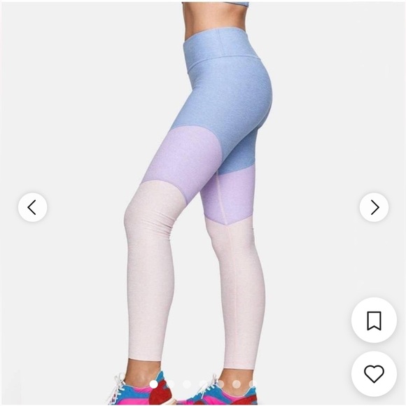 Outdoor Voices 7/8 Tri Color Leggings, Size Small, NWOT - Picture 2 of 12